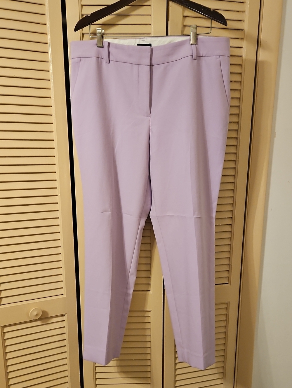Talbots Lilac Straight-Leg Dress Pants